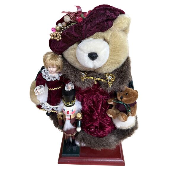 Grandeur Noel 18" Christmas Bear Collectors Edition 2000 Nutcracker - Picture 4 of 7